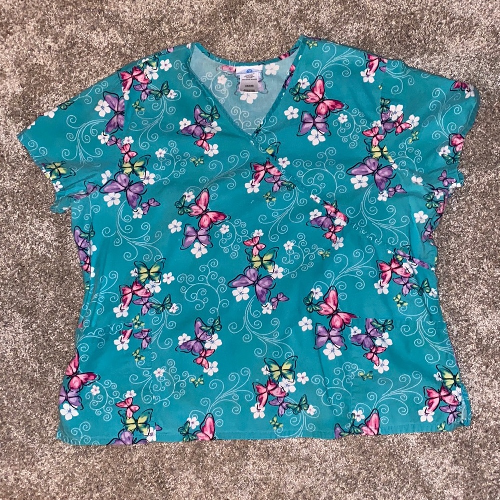 Womens scrub top